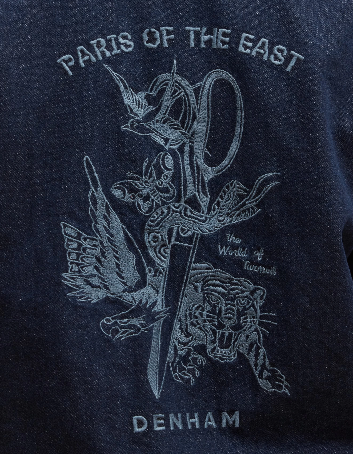 Denham DXT PARIS BOMBER Rigid Denim 6 Denham DXT PARIS BOMBER Rigid Denim - Afbeelding 4