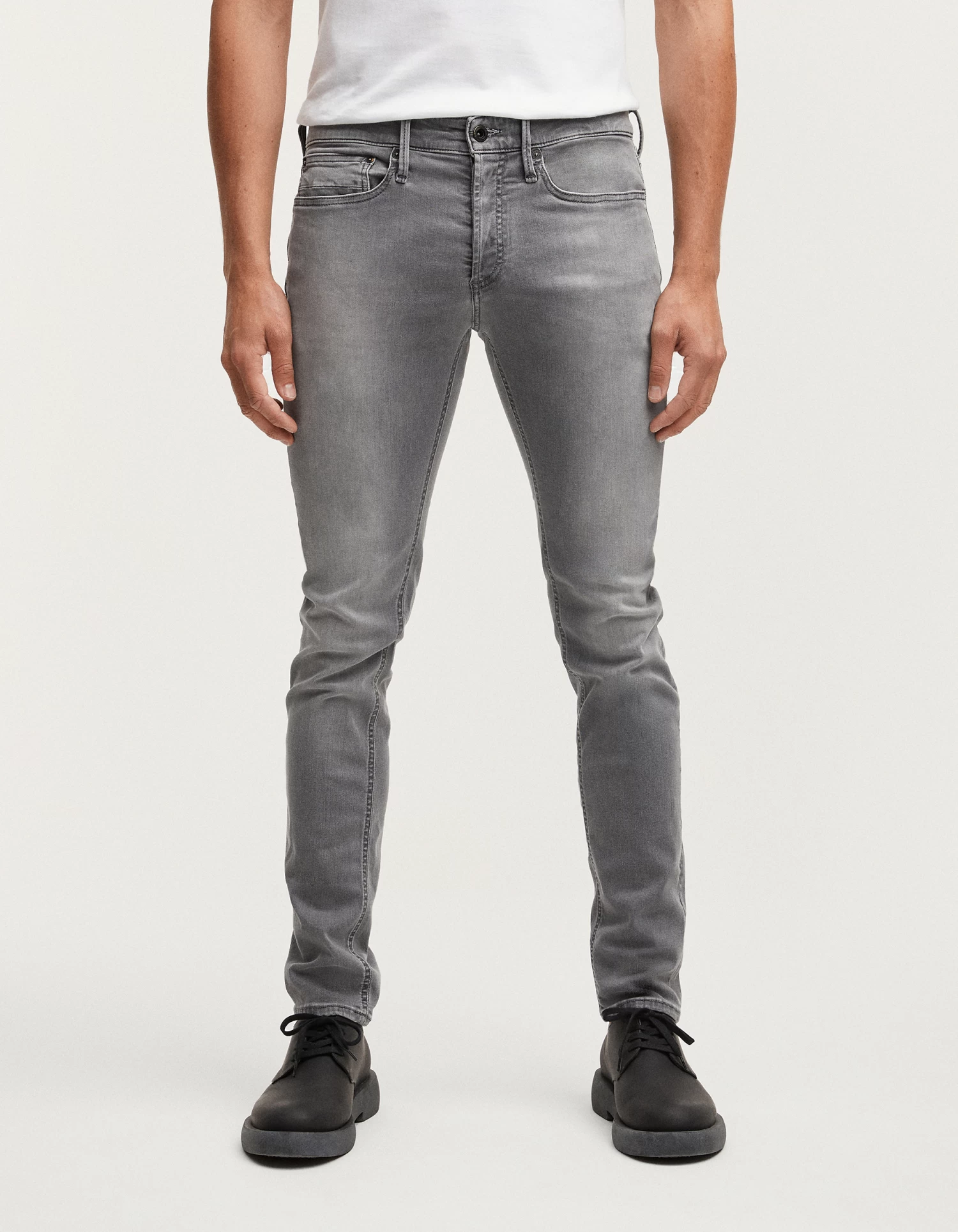 Denham BOLT Grey Subtle Fade Denim 3 Denham BOLT Grey Subtle Fade Denim
