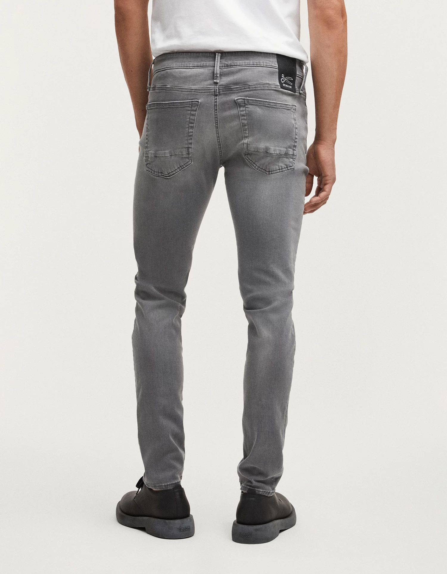 Denham BOLT Grey Subtle Fade Denim 6 Denham BOLT Grey Subtle Fade Denim - Afbeelding 4