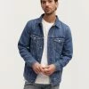 Denham AMSTERDAM JACKET Authentic Stonewash Abrasions