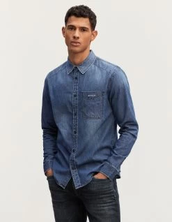 Denham ROB SHIRT Medium Wash