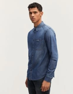Denham ROB SHIRT Medium Wash -Fusion Verkoop 01 23 07 43 011 row2 2