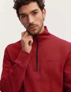 Denham OXFORD REG HALF ZIP Premium Unbrushed -Fusion Verkoop 01 23 07 60 041 row4 1