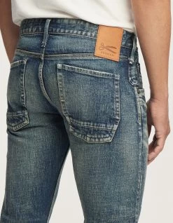 Denham SKIN Japanese Dark Repair Selvedge -Fusion Verkoop 01 23 08 11 044 row4 2