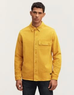 Denham BURTON FLAP OVERSHIRT Garment Dyed Twill -Fusion Verkoop 01 23 08 40 012 row4 2