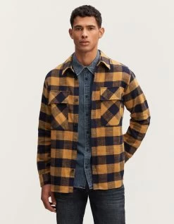 Denham STATE OVERSHIRT Classic Check Cotton