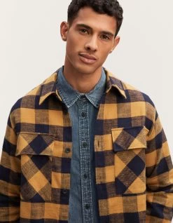 Denham STATE OVERSHIRT Classic Check Cotton -Fusion Verkoop 01 23 08 40 061 row4 1