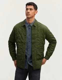 Denham HANFU QUILTED OVERSHIRT Crinkle Nylon -Fusion Verkoop 01 23 08 40 081 row2 2