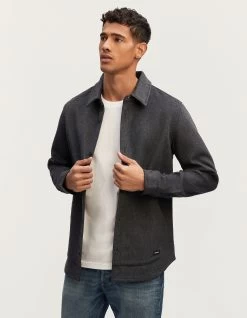 Denham DOYEN OVERSHIRT Structured Wool Mix -Fusion Verkoop 01 23 08 40 091 row2 2