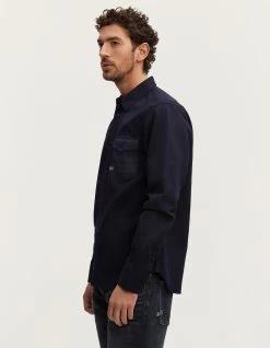 Denham WORKER MIX SHIRT Structured Denim Mix -Fusion Verkoop 01 23 08 43 031 row2 2