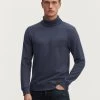 Denham TAB ROLL KNIT Cotton Melange Jersey