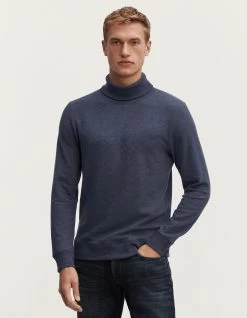 Denham TAB ROLL KNIT Cotton Melange Jersey