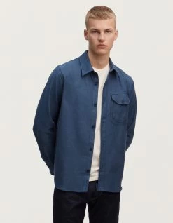 Denham BURTON P OVERSHIRT Cotton Flannel