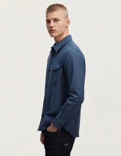 Denham BURTON P OVERSHIRT Cotton Flannel 9 Denham BURTON P OVERSHIRT Cotton Flannel -Fusion Verkoop 01 23 10 40 042 row2 1