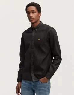 Denham RICH SHIRT Black Denim