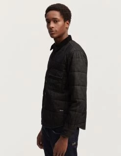 Denham BUCK QUILTED OVERSHIRT Black Denim -Fusion Verkoop 01 23 10 43 111 row2 1