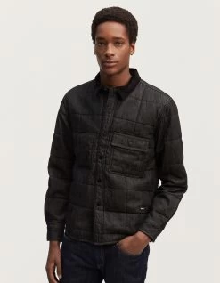 Denham BUCK QUILTED OVERSHIRT Black Denim -Fusion Verkoop 01 23 10 43 111 row2 2