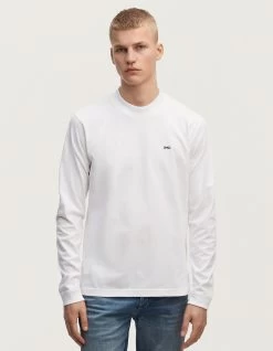 Denham AMERICANA MOCK NECK LS Tee