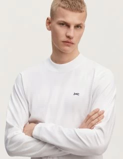 Denham AMERICANA MOCK NECK LS Tee -Fusion Verkoop 01 23 10 52 022 row4 1
