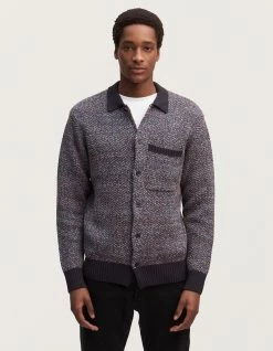 Denham JARET KNIT JACKET Cotton Blend