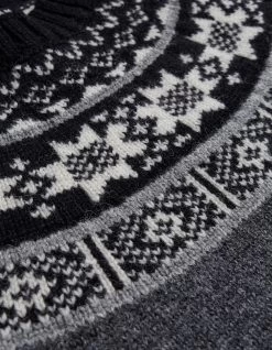 Denham YORK FAIRISLE KNIT SWEATER Heavy Wool -Fusion Verkoop 01 23 11 71 001 row2 1