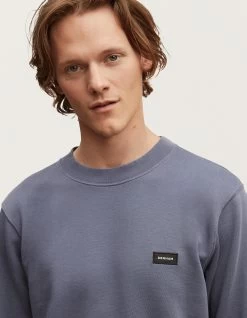 DENHAM SLIM SWEATER Unbrushed Cotton -Fusion Verkoop 01 24 01 60 636 row2 2