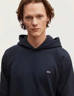 Denham BROOKER RAGLAN HOODIE Cotton Jersey -Fusion Verkoop 01 24 01 60 645 row2 2