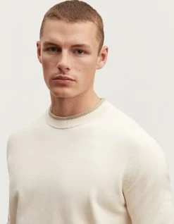 Denham EATON CREW SWEATER Soft Compact Knit -Fusion Verkoop 01 24 01 71 607 row2 2