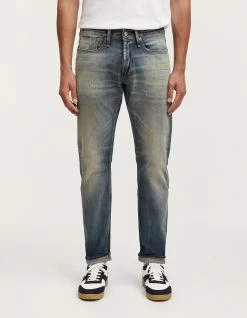 Denham RIDGE SELVEDGE Authentic Heavy Worn -Fusion Verkoop 01 24 02 11 088 row2 1
