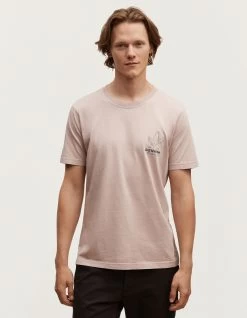 Denham INDIGO FLOWER TEE Modal Jersey -Fusion Verkoop 01 24 02 52 622 row2 1