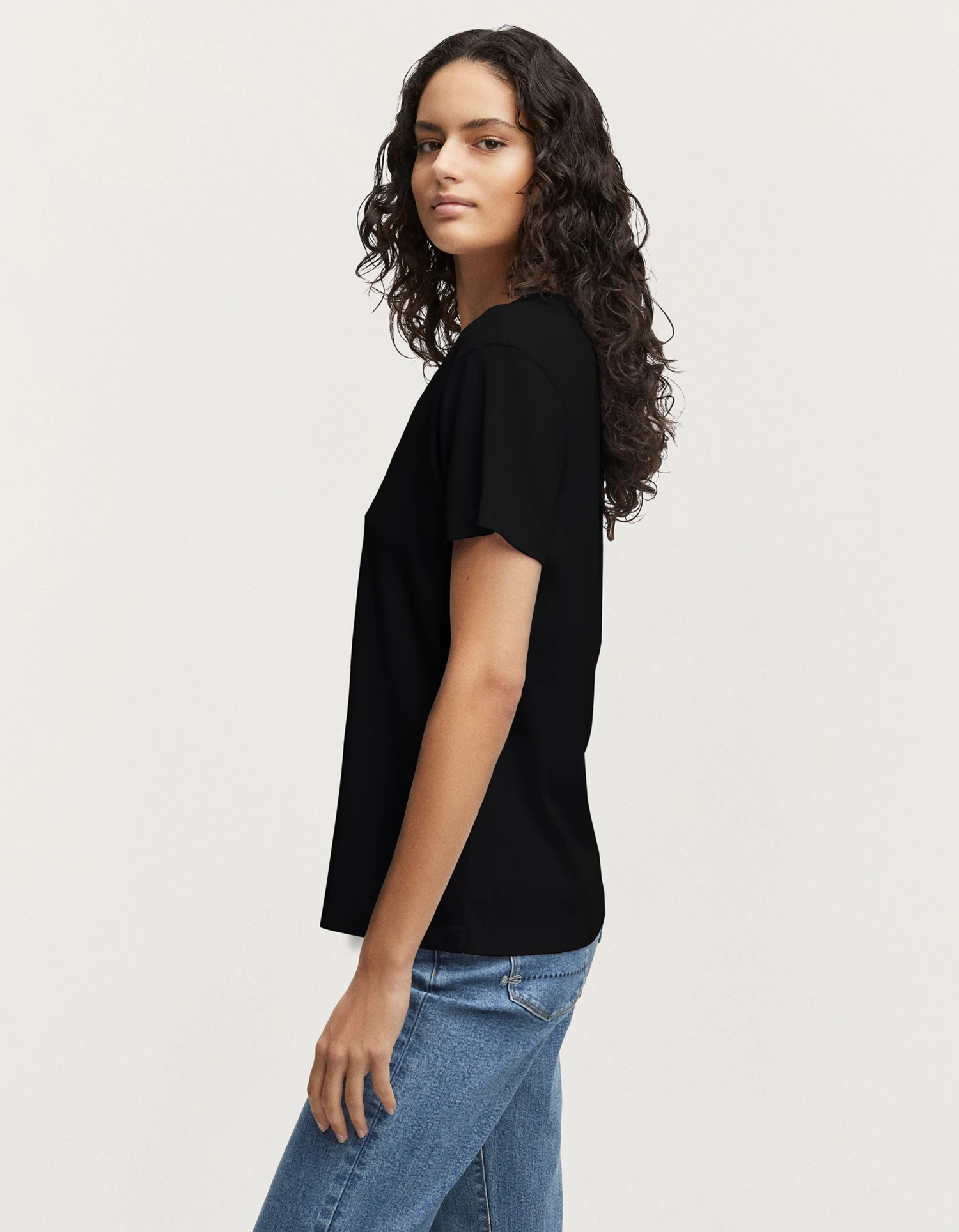 Denham EMMA TEE Rib Cotton Jersey 5 Denham EMMA TEE Rib Cotton Jersey - Afbeelding 3