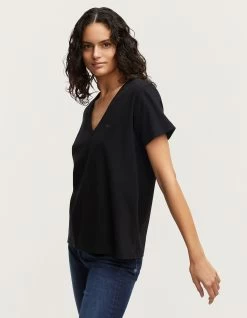 Denham RAMONA TEE Rib Cotton Jersey -Fusion Verkoop 02 23 01 52 031 row2 2