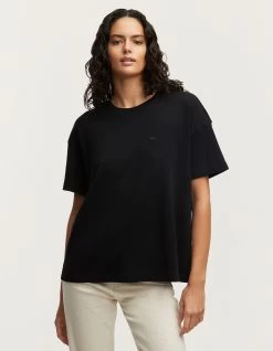 Denham JANE TEE Rib Cotton Jersey