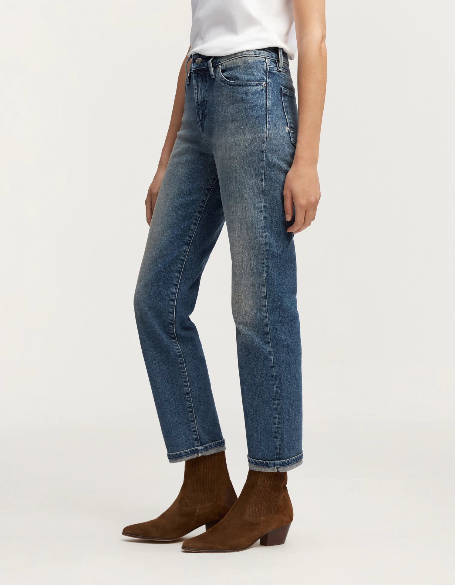 Denham BARDOT STRAIGHT Stretch Selvedge 4 Denham BARDOT STRAIGHT Stretch Selvedge - Afbeelding 2