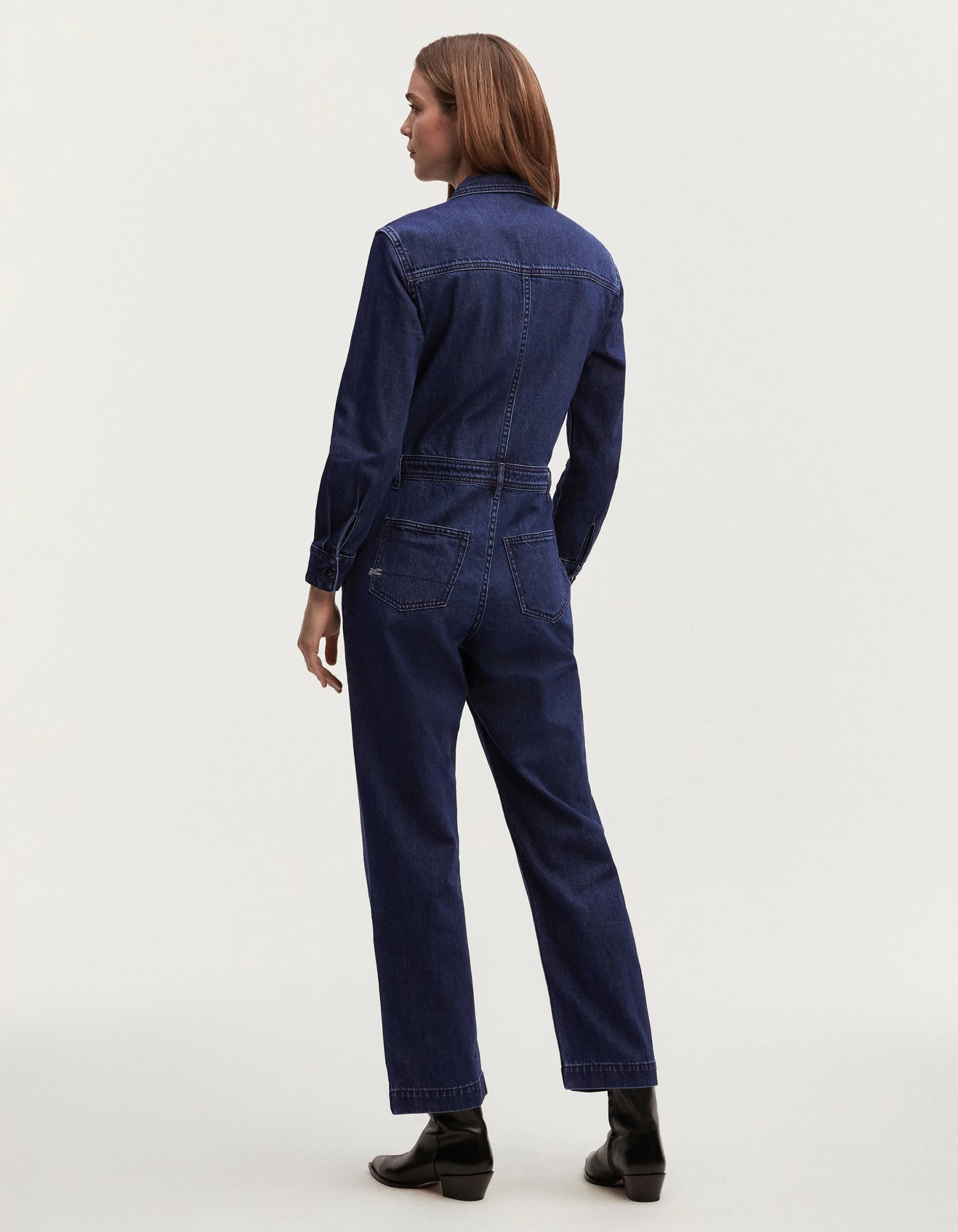 Denham SACHA BOILERSUIT Dark Wash 4 Denham SACHA BOILERSUIT Dark Wash - Afbeelding 2