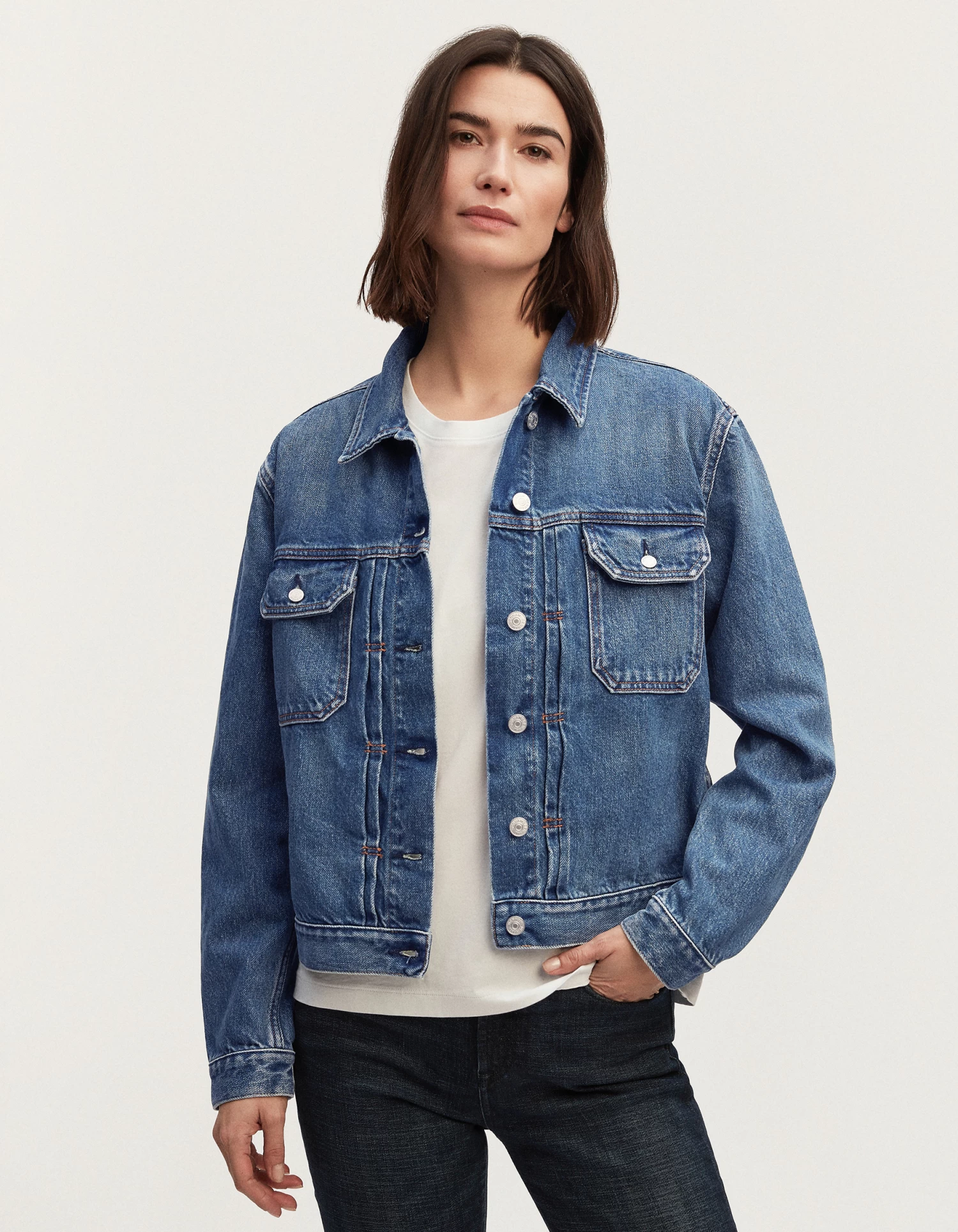 Denham RITA CLASSIC JACKET Authentic Stonewash Abrasions 3 Denham RITA CLASSIC JACKET Authentic Stonewash Abrasions