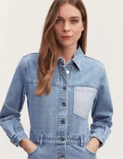 Denham SACHA SHIRT DRESS Heavy Stonewash -Fusion Verkoop 02 23 07 45 010 row4 2