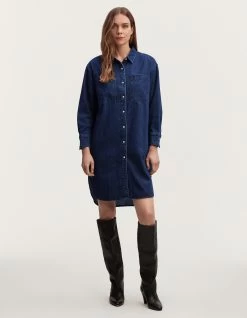 Denham MELROSE DENIM DRESS Dark Wash