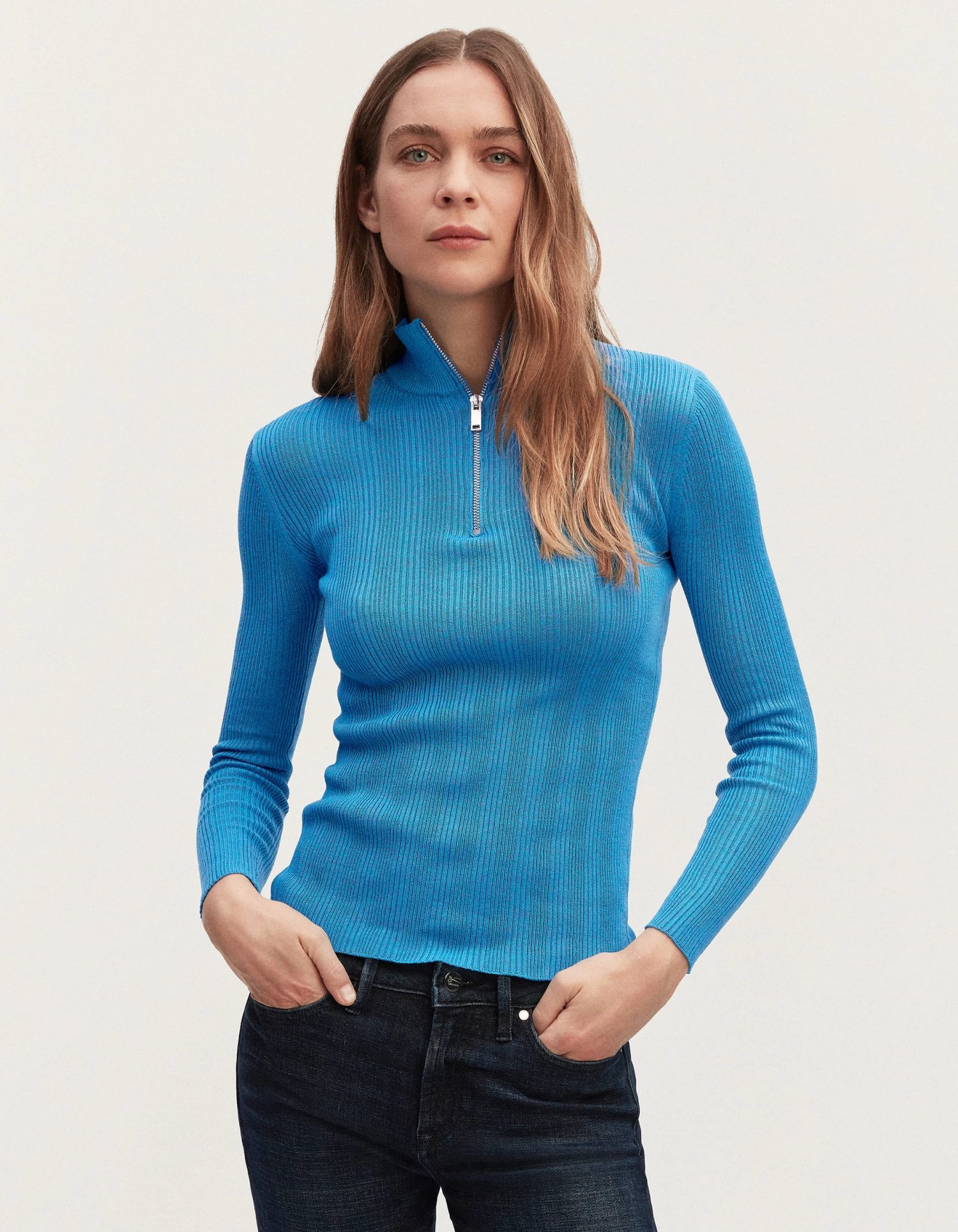 Denham ANNA HALF ZIP Viscose Blend 3 Denham ANNA HALF ZIP Viscose Blend