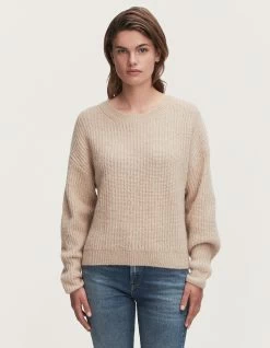 Denham ELLE CREW NECK Alpaca Stretch Blend