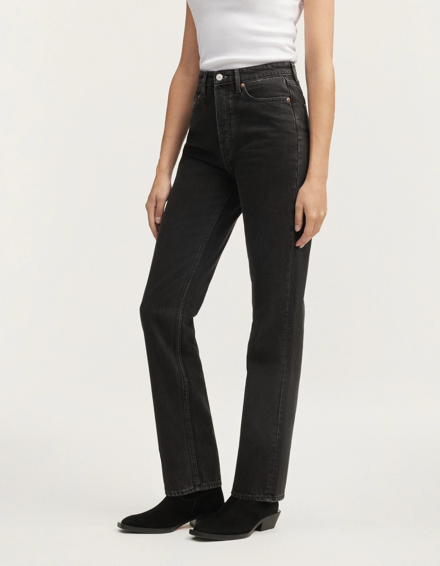 Denham SUKI Dark Wash Black 4 Denham SUKI Dark Wash Black - Afbeelding 3