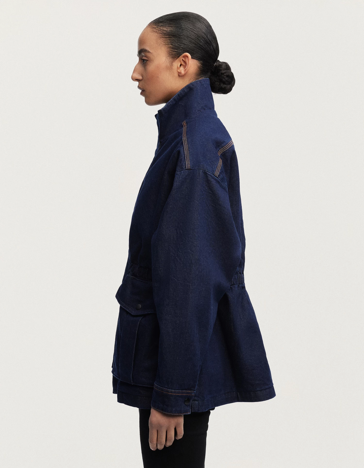 Denham ATSUKO CARGO JACKET Indigo Denim 5 Denham ATSUKO CARGO JACKET Indigo Denim - Afbeelding 3