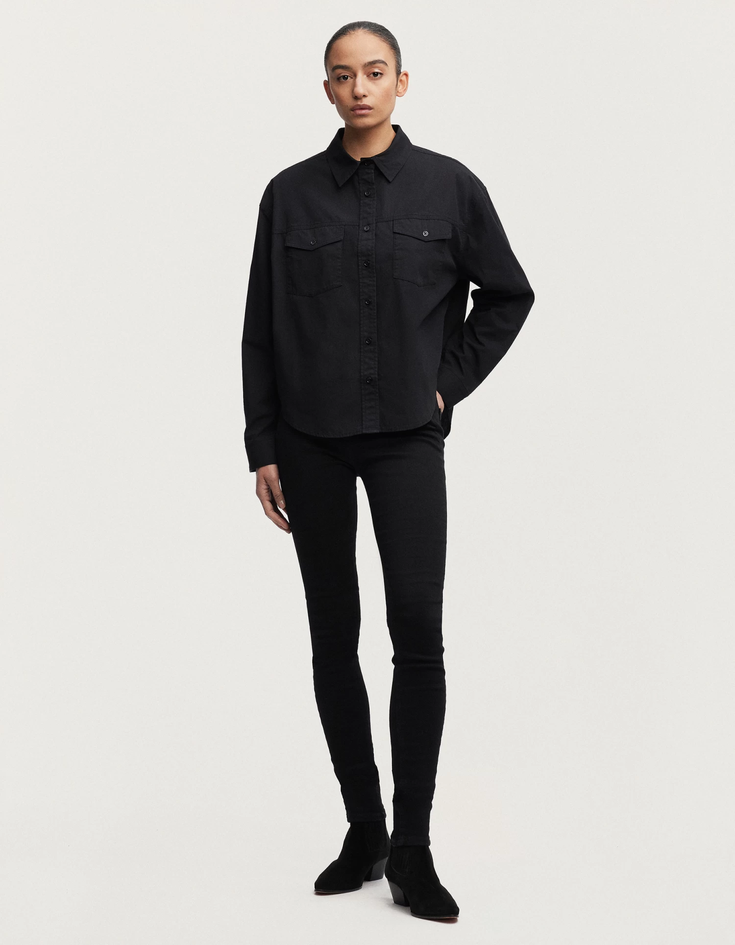 Denham HANAKO SHIRT Cotton Poplin 3 Denham HANAKO SHIRT Cotton Poplin