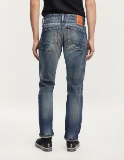 Denham RIDGE JAPANESE TENKA SELVEDGE Dark Blue -Fusion Verkoop Back